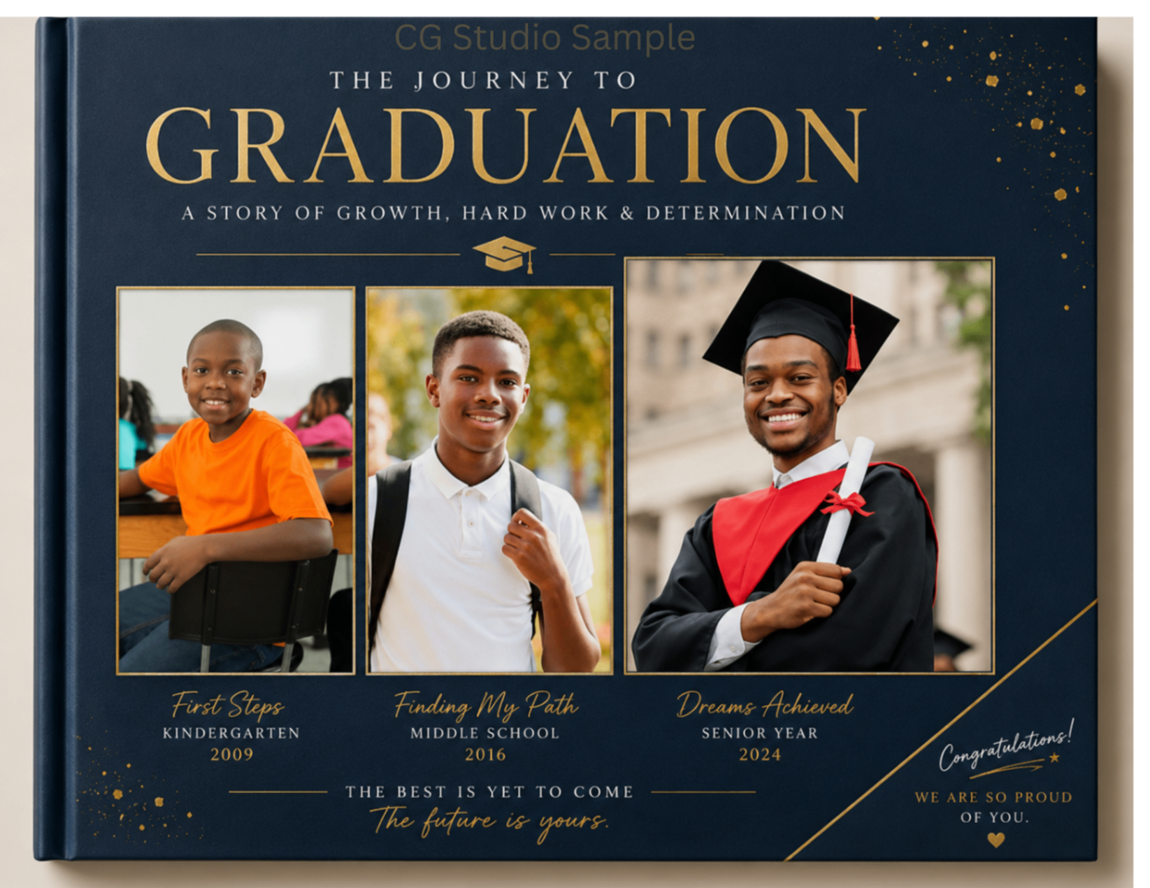 The Journey to Graduation — custom storybook cover