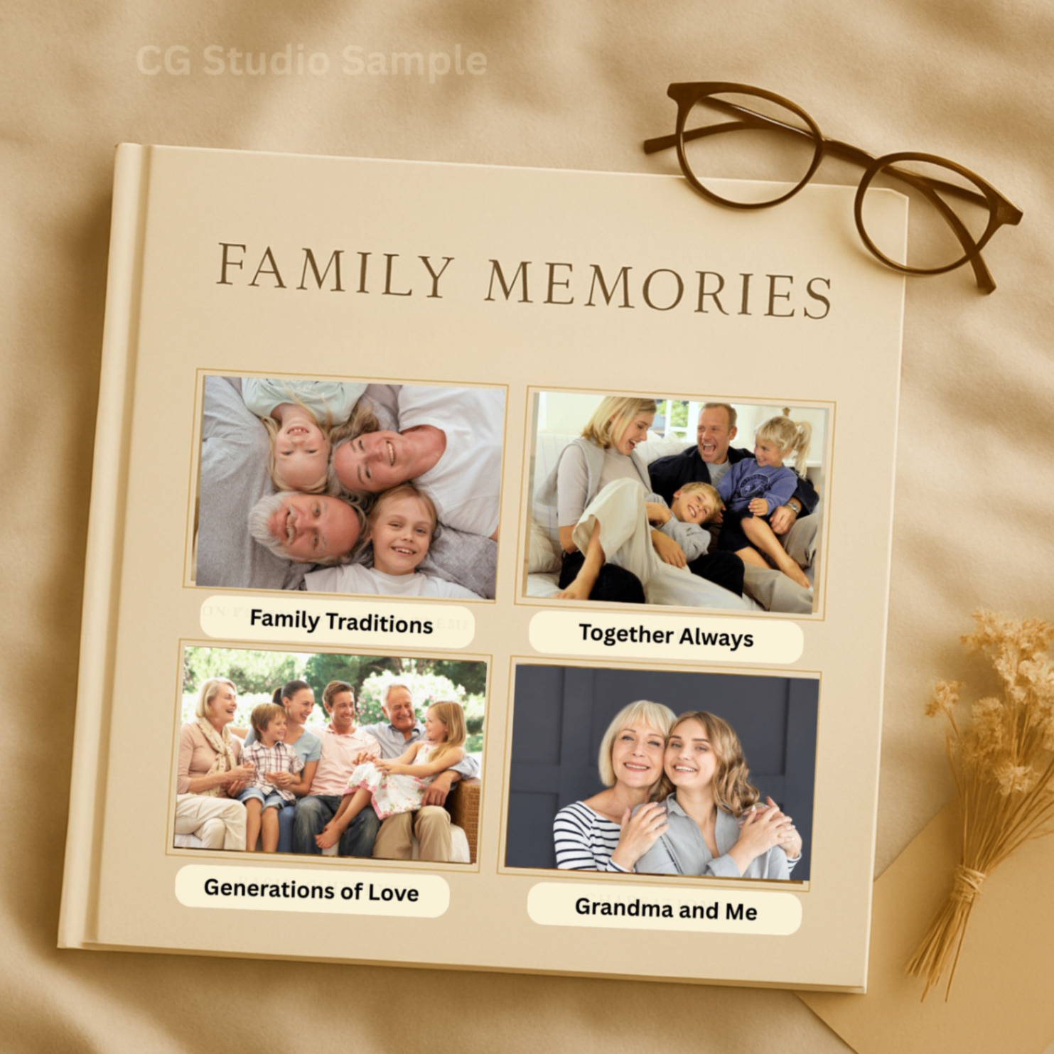 Family Memories — custom storybook cover